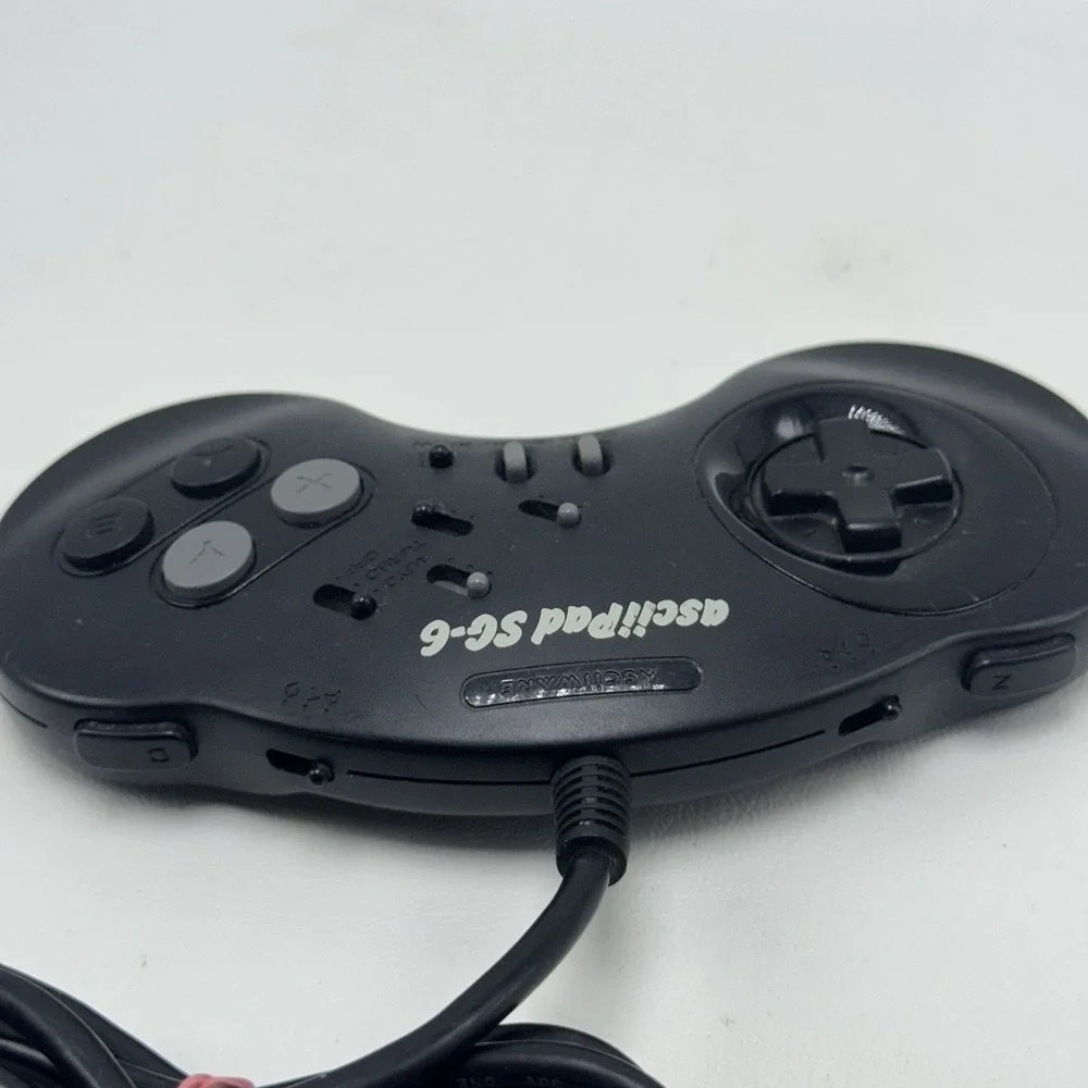 Asciiware Asciipad Sg-6‎ Sega Genesis Controller Tested Working